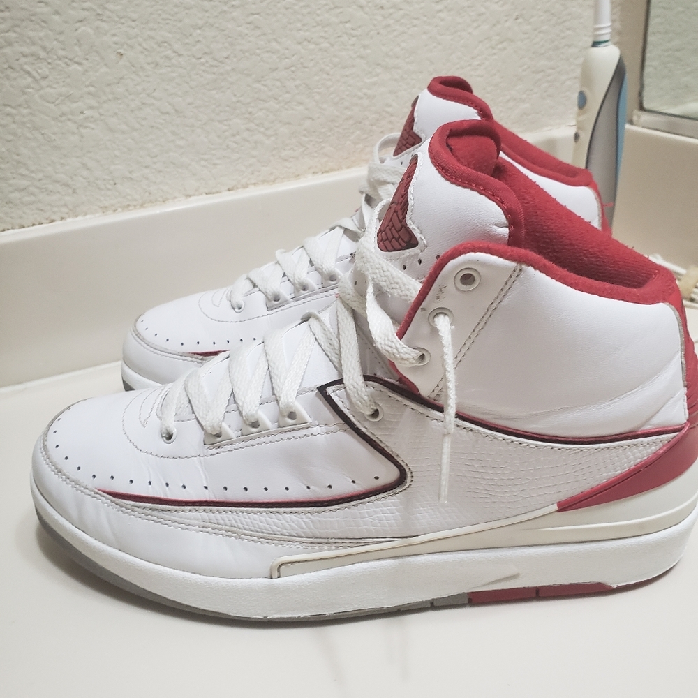 Nike air jordan 2 varsity red/chicago